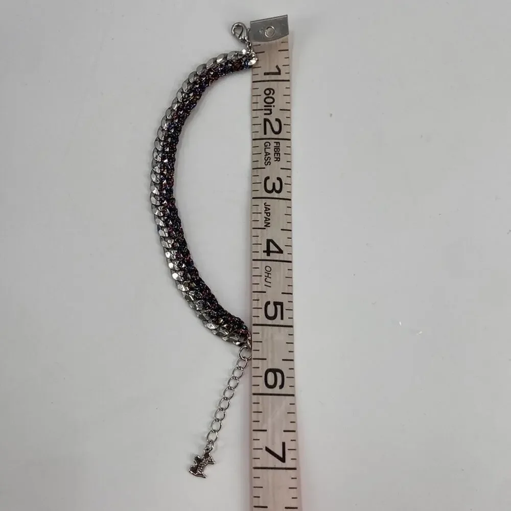 Agatha multi colored detail chain bracelet